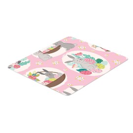 Bonamaison, Rechteck Pop Art Digital Bedruckt Mauspad, rutschfeste Unterseite, für Büro und Zuhause, Größe: 22x18 cm