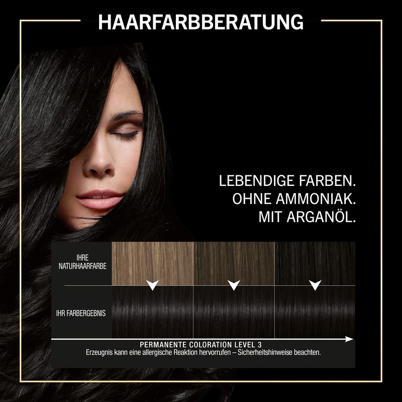 Syoss Oleo Intense Oil Colouration 1-10 Intensive Black Level 3