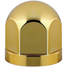 Jet Inoue 500618 Round Hub Nut Cover, Gold, 0.8 inches (10 mm), 0.9 inches (22 mm)