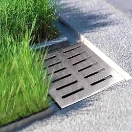 WUXIANCILANG Drain Grate Covers Outdoor Large; Outdoor Drain Cover; Stainless Steel Drain Grate for Catch Basin（10 Sizes to Choose from）