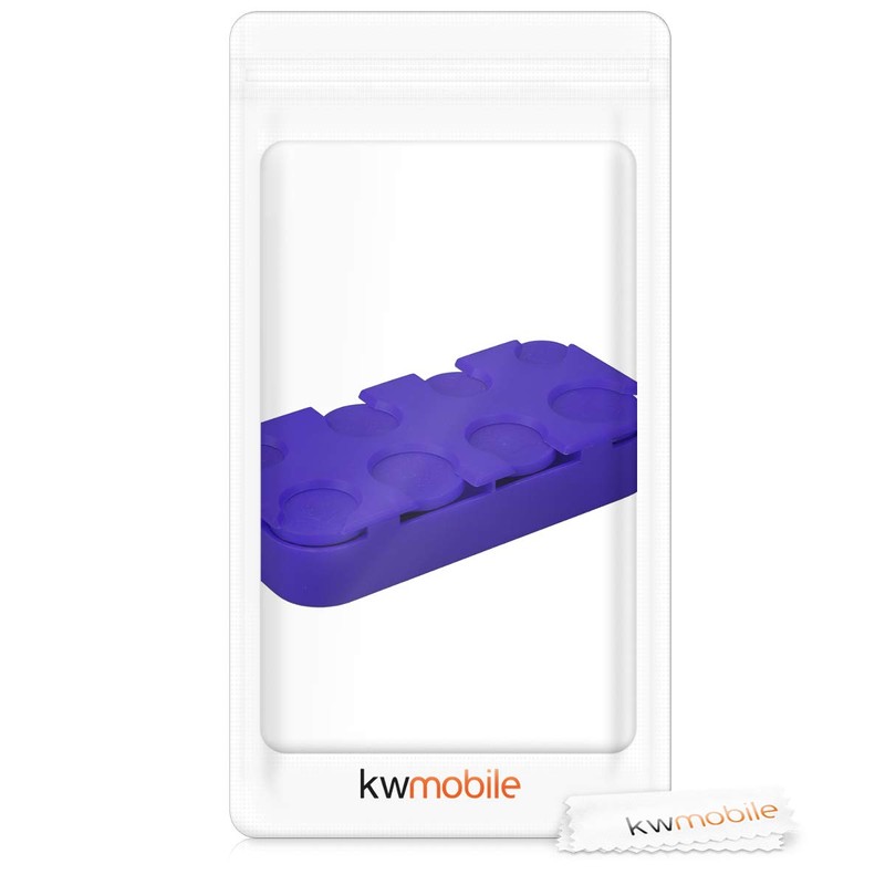 kwmobile Coin Box for Euro Coins - 8 Compartments from