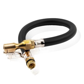 Luminuti 1 Pcs Black Tire Inflator Extension Tube, Tire Inflation Gauge Accessories, Suitable for Most Cars, Trucks, Suvs, Bicycles, Motorcycles