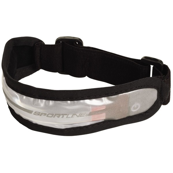 Sportline LED Armband With Adjustable Band, Variable Lighting, And Reflective Material