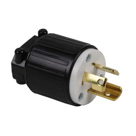 Nema L7-15P 15 Amp 277 Volt, 2 Pole 3 Wire Industrial Grade Locking Male Plug, Industrial Twist Lock L7-15 15A/277V AC Power Plug. LK-6313