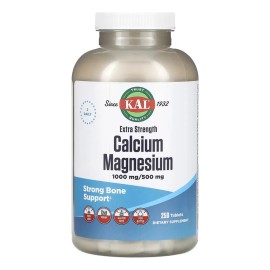 Kal Calcio Y Magnesio Extra Fuerte 250 Comprimidos Sabor Sin Sabor