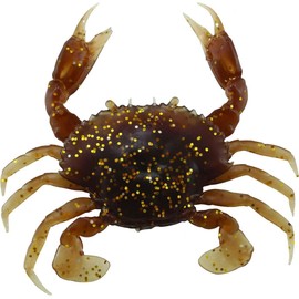 SAVAGE GEAR PVC 3D Crab 3 PULG (3 Piezas)-AG-Amber Glow