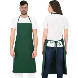 PALLTEX Borago Cooking Apron Men Cooking Apron Women's Apron Men for Cooking Crafts Painting Baking EN ISO 13688, grass green, One size fits all