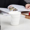 JinRu BaoHua Ceramic pleated water cup, irregularly shaped coffee cup