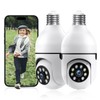 Noahtec Light Bulb Security Camera,2.4/5Ghz-3MP Camera，Motion Detection, Sound Alarm, Two-Way