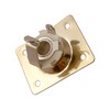 Square Metal 1/4 Output Jack Plate Input Jack Socket for