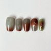 Dujokku Dessert Homemade Nail Tips - Semi Point / 두쫀쿠