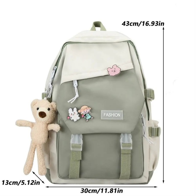 OKONOS Waterproof Nylon Backpack Multifunctional Large Capacity School and Travel