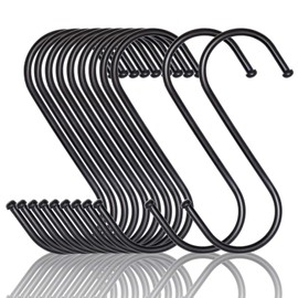 MgcTolBox 20 PCS S Hanging Hooks,Metal Hanging Hook Multi Function Premium Magnetic Stainless Steel Metal S Hooks for Kitchen Spoon Pan Bathroom Bedroom