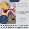 VON HEESEN Slim Wallet with RFID Protection - Mini Wallet