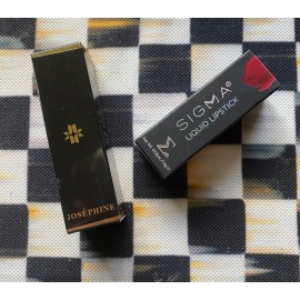 Josephine Lot Of 2 Red Liquid Lipstick NIB Josephine Lip Power Meet Tiphain & Sigma Venom