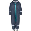Playshoes Unisex Children's Rain Overalls Mud Suit Rainwear, navy
