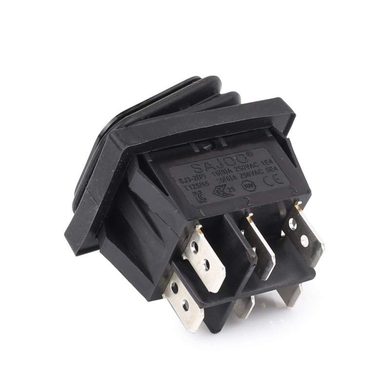 Clyxgs Waterproof Boat Rocker Switch 3 Files ON/Off 16A 125V/250VAC