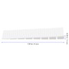 YUENPUN 100 PCS White Plastic Wedges Shims, Furniture Leveling Wedges,