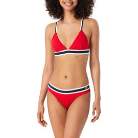 Schiesser Women's Triangle Bikini Set, red, XL