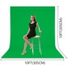 Zdada Green Backdrop Screen Background,10x10ft/3x3M Collapsible Background Photography，Washable Polyester Photography