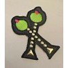 Unbranded Green Olive spear Drink garnish Iron on Patch Applique