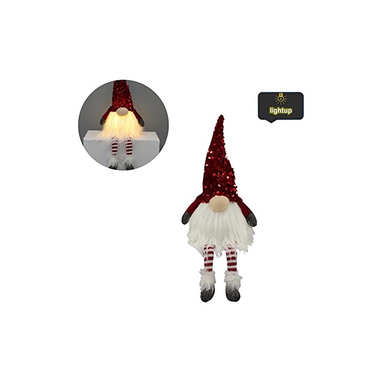 Admired By Nature, Nordic Nisse Gnome, ABN5D011R-RD 17 inch, Christmas