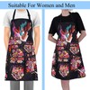 ENSIANTH Nail Aprons with Pockets Nail Salon Aprons for Women