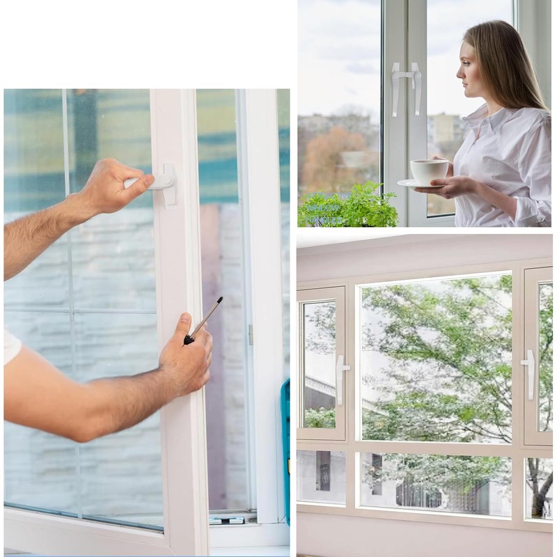 2-Pack Window Handle – Universal Window Handles for UPVC Windows,