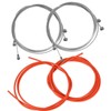 Keenso Bicycle Gear Cable and Brake Cable Set, Universal Bicycle