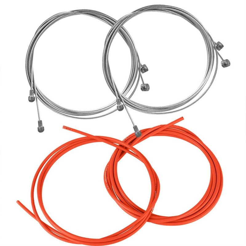 Keenso Bicycle Gear Cable and Brake Cable Set, Universal Bicycle