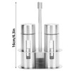 Stainless Steel Condiment Seasoning Container Pots Set with Spice Rack