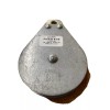 Block 3” Fixed Eye Pulley, for 3/16 & 1/4” cable