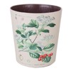 Lingxuinfo Scakbyer Retro Style Small Trash Can Wastebasket, Decorative Trash
