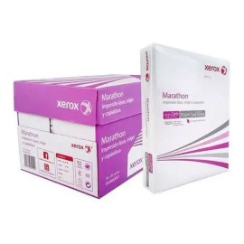 Caja De Pepel Bond Xerox Marathon 2500 Hojas 99 Blancura Color Blanco                                                                                 