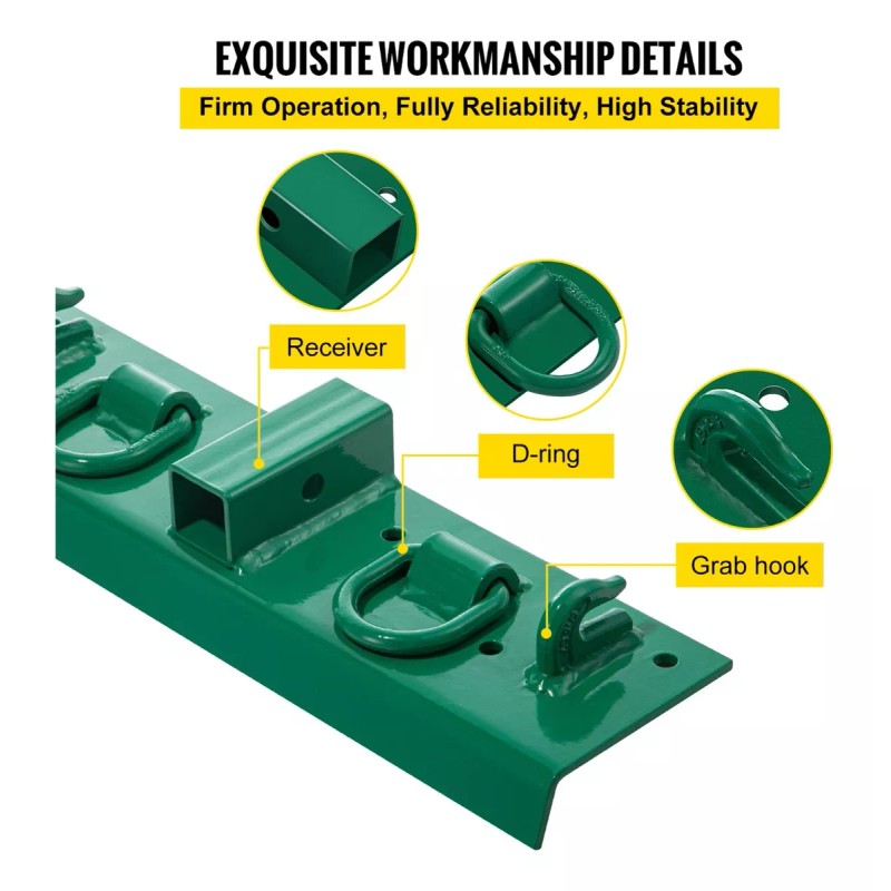 Vevor Ganchos De Sujeción Con Perno Para Tractor Compacto