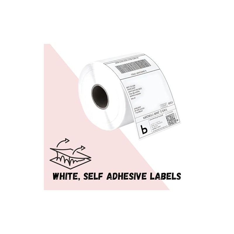 Deco Fluer 1-500 Labels 4 x 6 Inch Ideal for