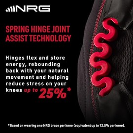 McDavid Max Support Knee Brace, Compression Brace w/Spring Hinges for Injury Recovery, Pain, Fits Right and Left Leg
