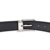 Lacoste LB84670 Men's Cow Leather Business Belt, dark brown