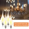 Meonum 12 Pcs Silicone Dipped Candle Light Bulbs, LED Silicone