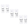 SEWACC 60Pcs Professional Sewing Machine Needles Side Opening Kit for