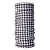 Plaid Houndstooth Fleece Snood Neck Tube Scarf Biker Bandana Balaclava