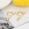REELMAR Gold Ear Cuffs for Women Teardrop Ear Cuff Non