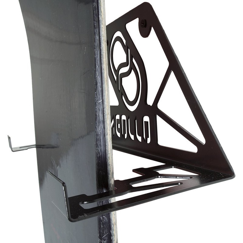 Snowboard wandhalterung (100% Stahl) (schwarz)