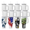 sweet grain 40 oz Sublimation Tumbler with Handle and Straw(12