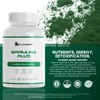 Flairfit® Suplemento Premium Antioxidante Alga de Spirulina Plus, Espirulina, 60
