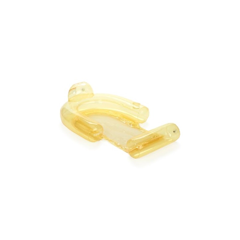 FUNBOY Clear Yellow Mesh Chair 2-in-1 Water Chair with Cooling