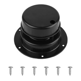 WEZCHUGHAOL RV Plumbing Vent Cap, RV Roof Vent Cap RV Roof Sewer Vent Cover for 1 to 2 3/8 Inch Pipe HJ403 Replacement Parts Accessories (Black)