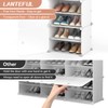 LANTEFUL 10 Tiers Tall Shoe Rack 20 Pair Shoe Organizer