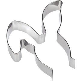 Zenker Rabbit Buckled Ear Cookie Cutter/Baking Frame - Premium 18/10 Stainless Steel, Dishwasher Safe, Perfect Easter Bakery, 196 x 111 x 26 mm