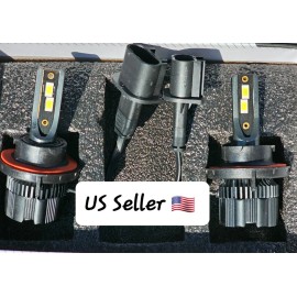 MHK Lighting 2 SUPER LED headlight bulbs for 2020-2023 Kawsaski Mule Pro FX FXT DXT DX EPS LE